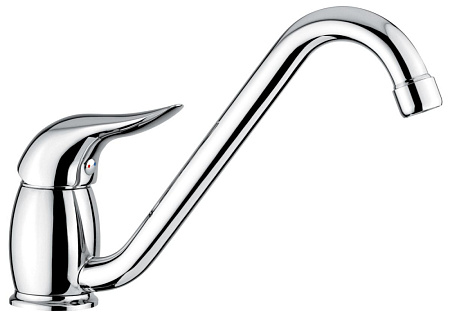 Смеситель Emmevi Duka 44007CR для кухонной мойки, хром