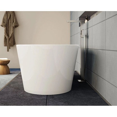 Ванна акриловая VitrA Geo 65370006000 170x80 с ножками и сифоном