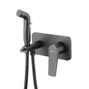 Гигиенический душ со смесителем Lemark Bronx LM3720BL черный