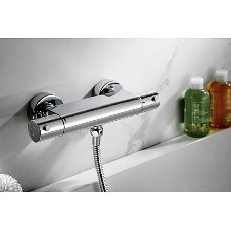 Термостат Bravat Stream F93984C-01B для душа хром