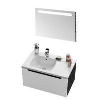 Мебель для ванной Ravak Classic SD L 800 X000000245 подвесная, оникс/белая