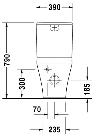 Унитаз-компакт Duravit DuraStyle 2155090000