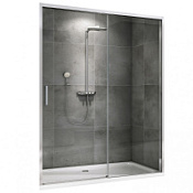 Душевая дверь ABBER Komfort AG93150 150x200 прозрачное/хром