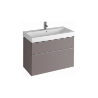 Тумба с раковиной Geberit iCon 840392000 89х47 платиновый