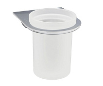 Стакан WasserKRAFT Kammel K-8328 хром/матовое стекло