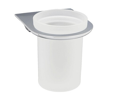 Стакан WasserKRAFT Kammel K-8328 хром/матовое стекло