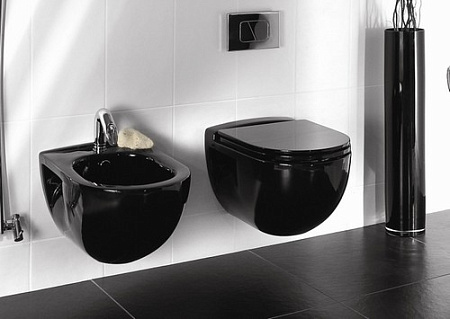 Унитаз подвесной Simas Bohemien BO18nero черный