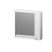Шкаф-зеркало RedBlu Palace One 75 R с подсветкой, белый глянец