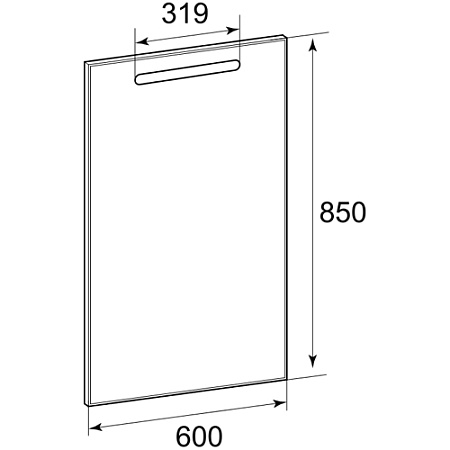 Зеркало Roca Gap ZRU9302688 60 см