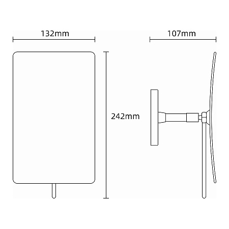 Зеркало Boheme Modern 506-G подвесное,золото