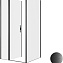 Душевой уголок Allen Brau Priority 3.31030.BBA + 3.31048.BBA 100x100 черный браш - фото 3
