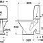 Напольный унитаз-компакт Gustavsberg Basic 390 с крышкой-сиденьем - фото 3