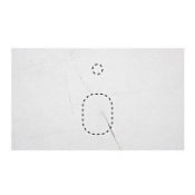 Столешница La Fenice Terra FNC-VS01-TER-80 Gray Structural белый мрамор