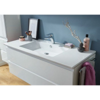Тумба с раковиной Puris Ace WUA331228(672/161) 120 белая высокоглянцевая