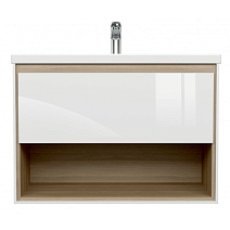 Тумба с раковиной Cersanit Louna SZ-LOU-CO80/Wh 80 белый Тумба с раковиной Cersanit Louna SZ-LOU-CO80/Wh 80 белый