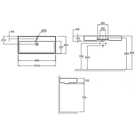 Раковина Jacob Delafon Vivienne EXBJ112-NGM 100 черный матовый