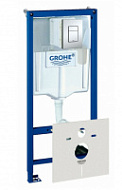 Система инсталляции Grohe Rapid SL 38827000 для унитазов, 5 в 1 с кнопкой смыва