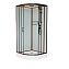 Душевая кабина Frank F410 Black 110*110 черный - фото 1