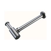 Сифон Boheme 609-SGM для раковины, оружейная сталь глянцевая