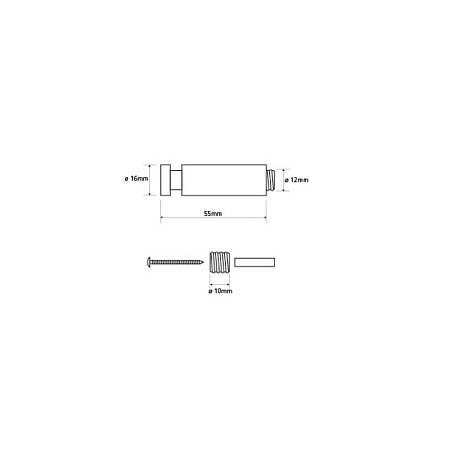 Крючок Bemeta Omega 104506082