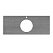 Столешница Kerama Marazzi Plaza Modern Про Дабл PL5.DD500600R\120 120x48 с отв. под смеситель, антра