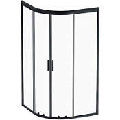 Душевой уголок Am.Pm Gem W90G-401-100BT 100 профиль черный матовый
