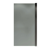 Шторка на ванну Terminus Ното 2CW150х70BT 150х70 тонированное стекло/черный