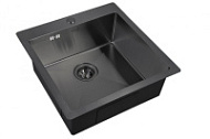 Мойка кухонная Zorg Inox Pvd PVD 5151 GRAFIT графит