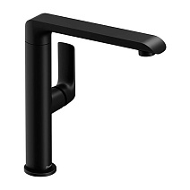 Смеситель Ravak Flat FL 016.20 X070174 для раковины черный матовый