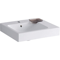 Раковина Geberit iCon 124050000 50 с декоративной чашей справа, белая Раковина Geberit iCon 124050000 50 с декоративной чашей справа, белая