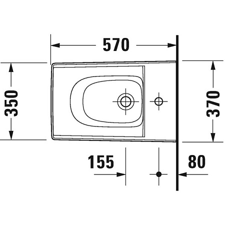 Биде подвесное Duravit Viu 2292150000 белый