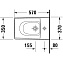Биде подвесное Duravit Viu 2292150000 белый - фото 4