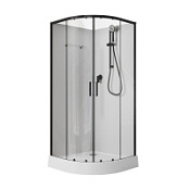 Душевая кабина Aquanet Passion EVO R black 90x90 белые стенки/прозрачное стекло НАБОР 1 Душевая кабина Aquanet Passion EVO R black 90x90 белые стенки/прозрачное стекло НАБОР 1