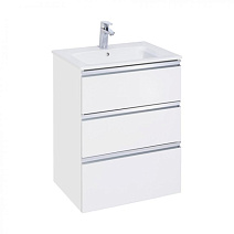 Тумба под раковину Roca The Gap A857404806 60 три ящика,белый глянец