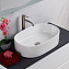 Раковина накладная BelBagno BB1048 35x55x14 белый - фото 3