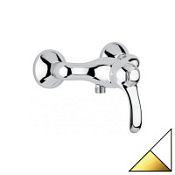 Смеситель Emmevi Harmony 22002BO для душа, белый/золото