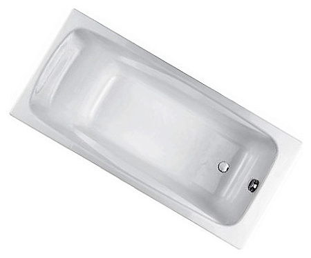 Чугунная ванна Jacob Delafon Repos E2904-00 180х85 без отверстий для ручек
