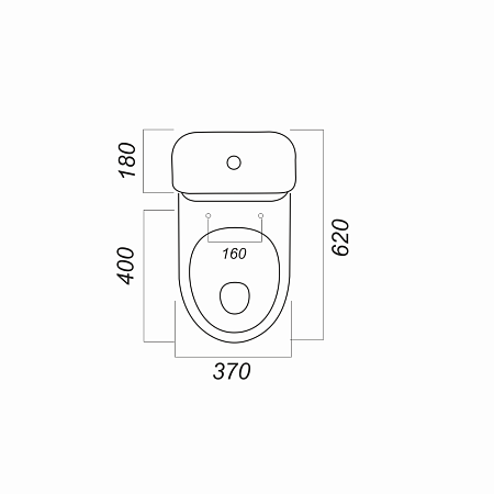 Унитаз-компакт Sanita Luxe Стандарт Эконом SDTSACC01090112 белый