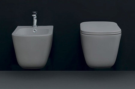 Унитаз подвесной Kerasan Tribeca 511430 безободковый, белый матовый