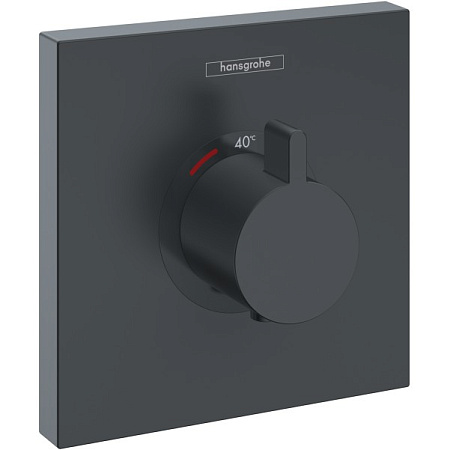 Термостат Hansgrohe ShowerSelect 15760670 для душа, черный матовый