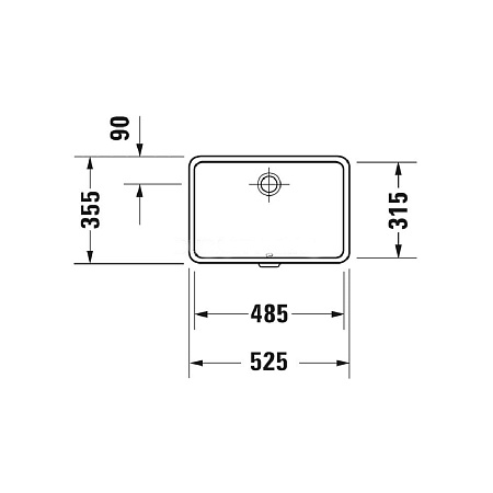 Раковина Duravit Viu 0330480000 48,5