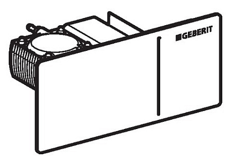 Кнопка смыва Geberit Sigma 70 115.630.SJ.1 черная, 12 см