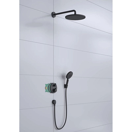 Душевой комплект Hansgrohe Croma 27961670 черный матовый