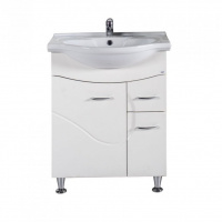 Тумба с раковиной ASB-Mebel Альфа 10174 65 белый ясень