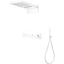 Душевой комплект Boheme Fusion 130-MW для душа, белый матовый