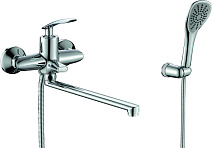 Смеситель для ванны и душа RUSH Island IS6535-51 хром