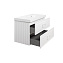 Тумба под раковину La Fenice Cubo TWIN FNC-01-CUB-B-90-2 два ящика, Bianco белый матовый - фото 2