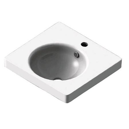 Раковина подвесная Sanita Luxe Ringo 50 на кронштейнах