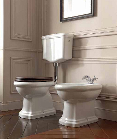 Труба низкая к подвесному бачку Kerasan 757193 бронза