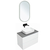 Мебель для ванной Allen Brau Infinity 1.21001.WM 84.2 белый матовый